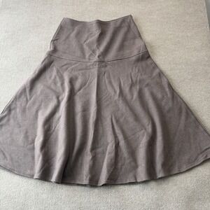 NWT OGL CashSoft Flared Maxi Skirt - Brown Small L